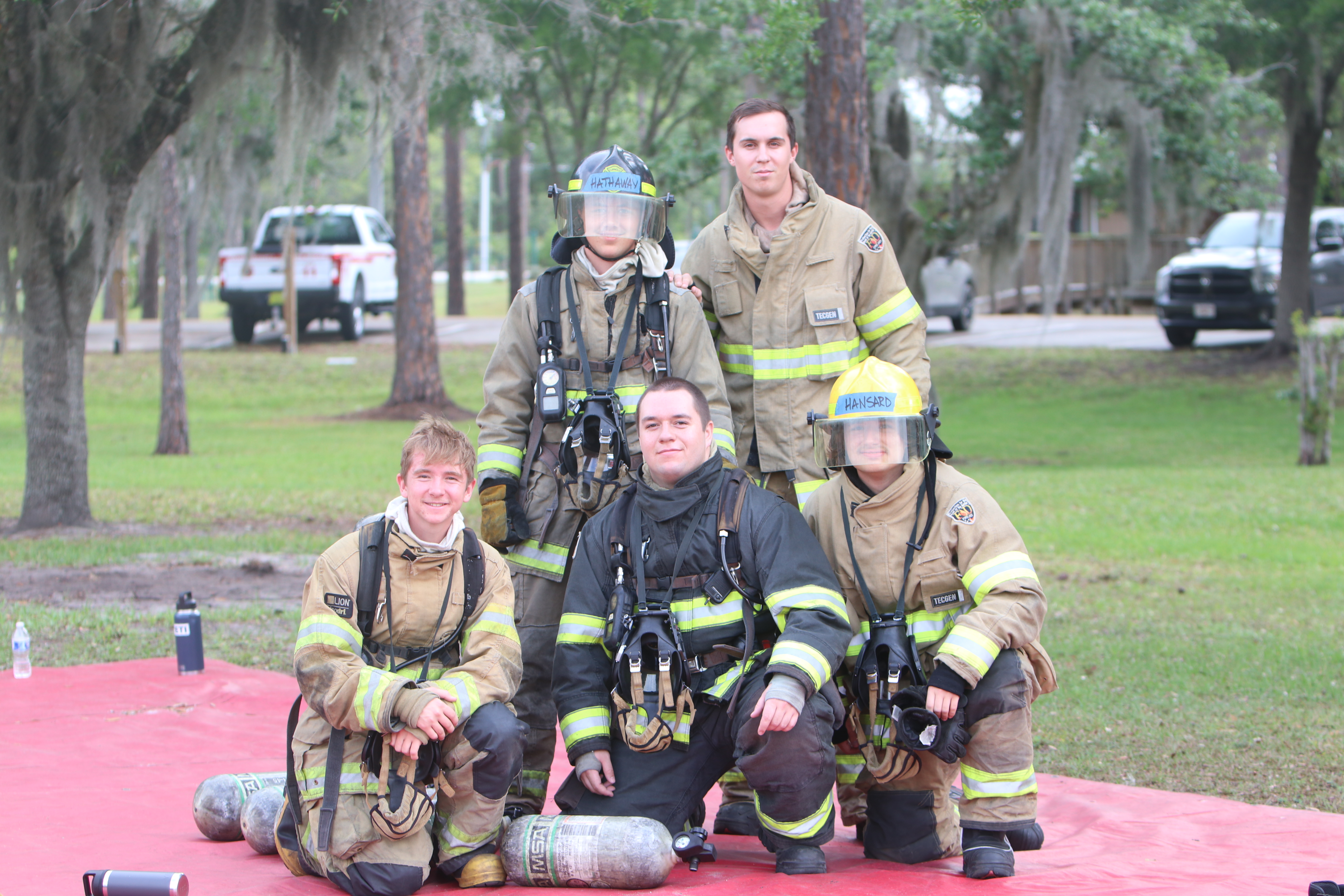 fire fighter in uniform at scene