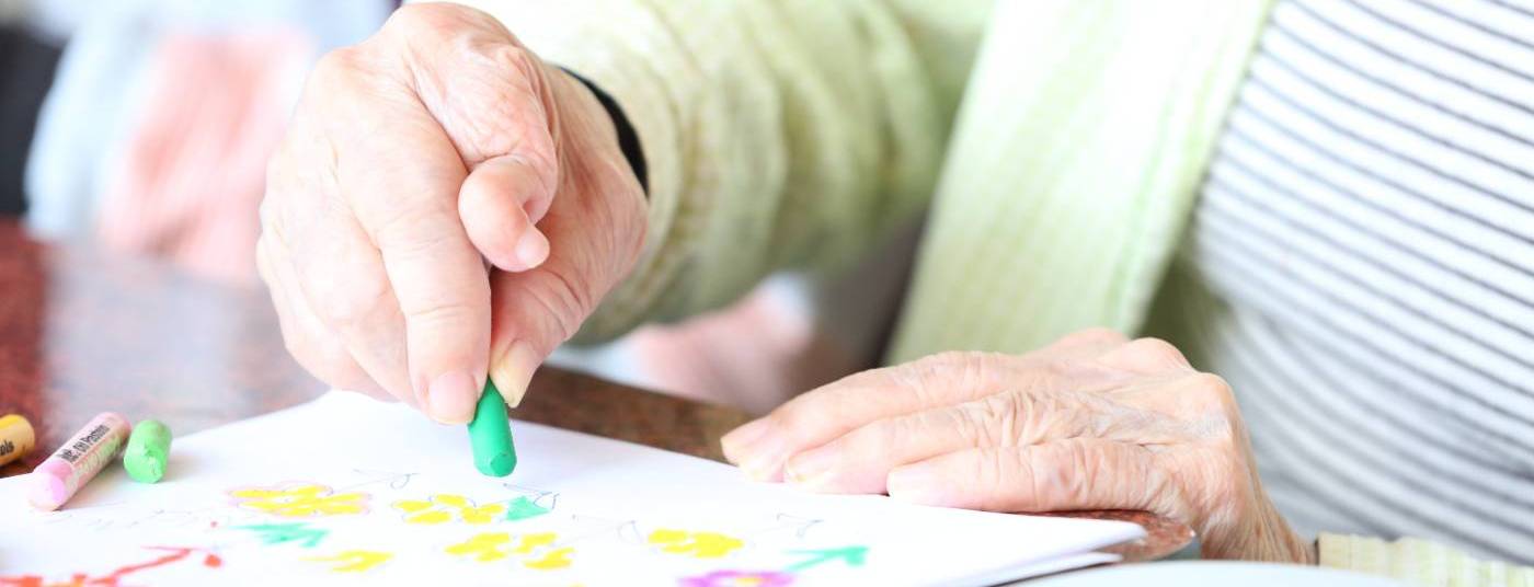 senior patient coloring