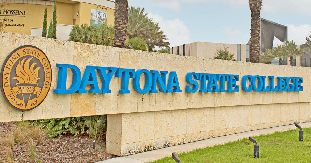 DSC Daytona Beach campus entrance sign