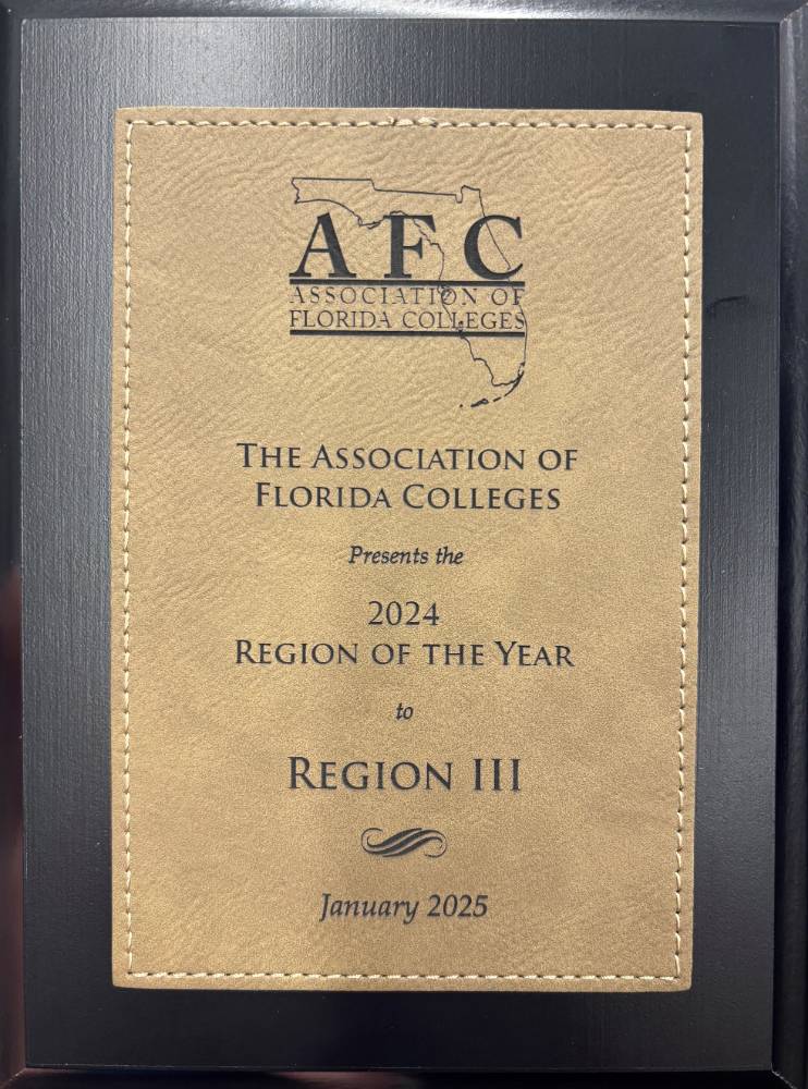 Region III AFC Award