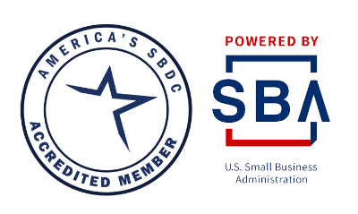Accredited Seal and Powered by SBA Logo