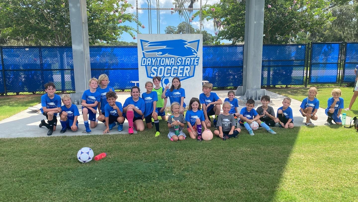 Soccer campers