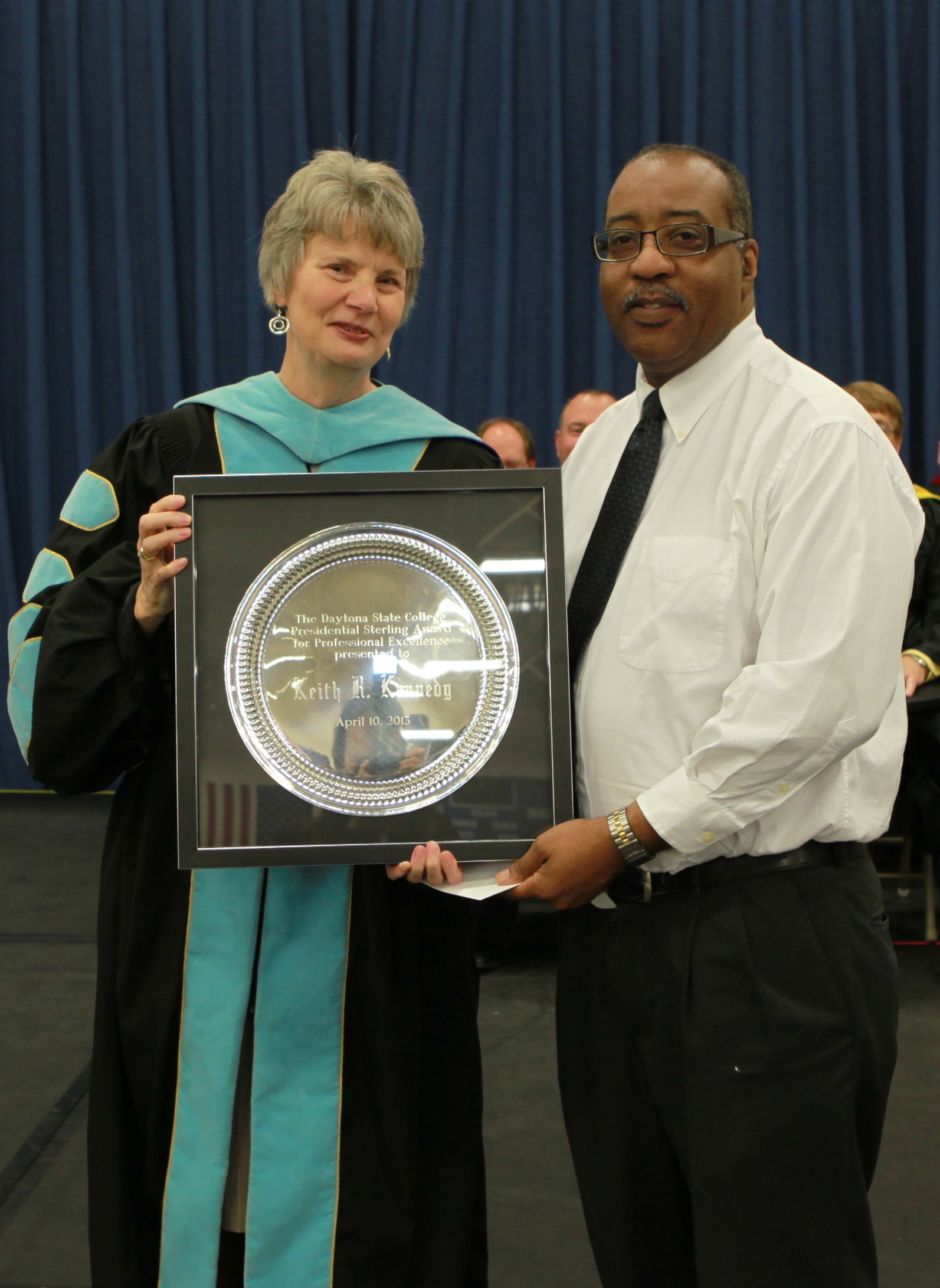 Keith Kennedy, recipient of the 2013 Presidential Sterling Award for Professional Excellence