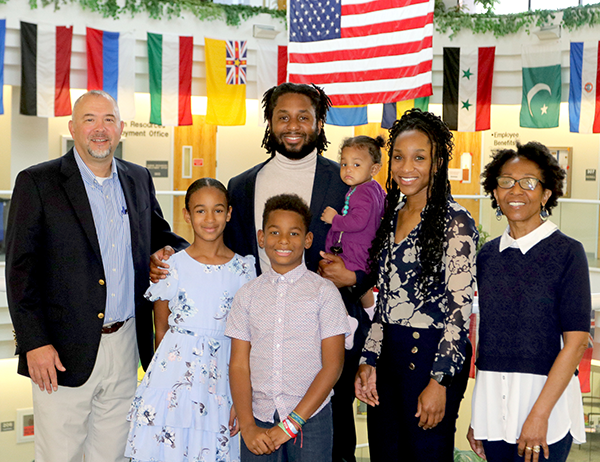 Dr. Tom LoBasso and Elam family. 