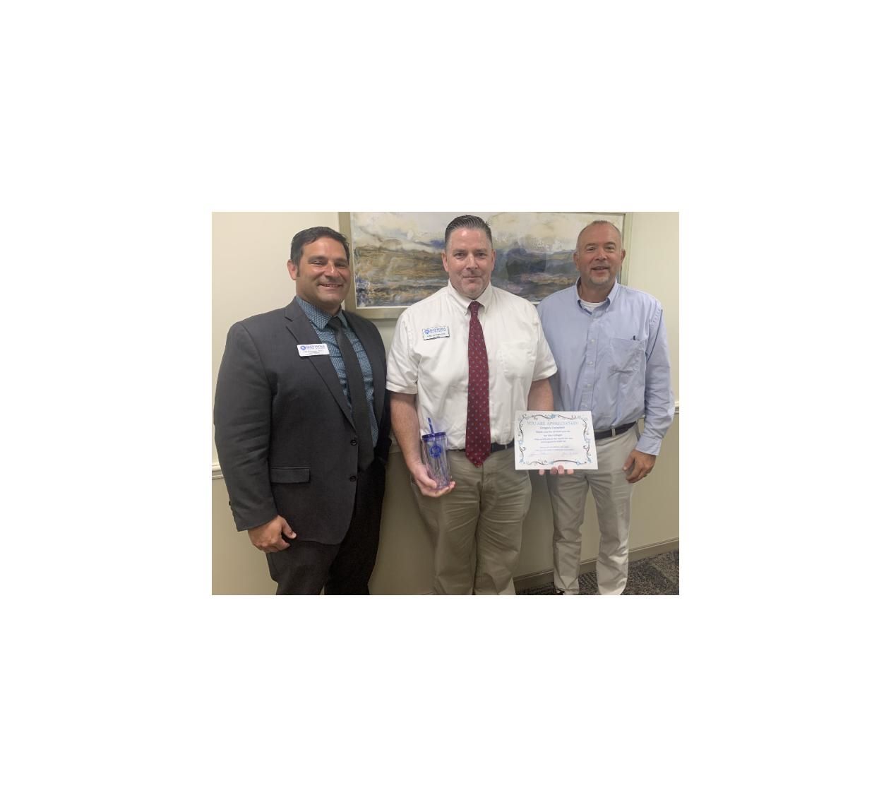 Outstanding Employee Gregory Campbell