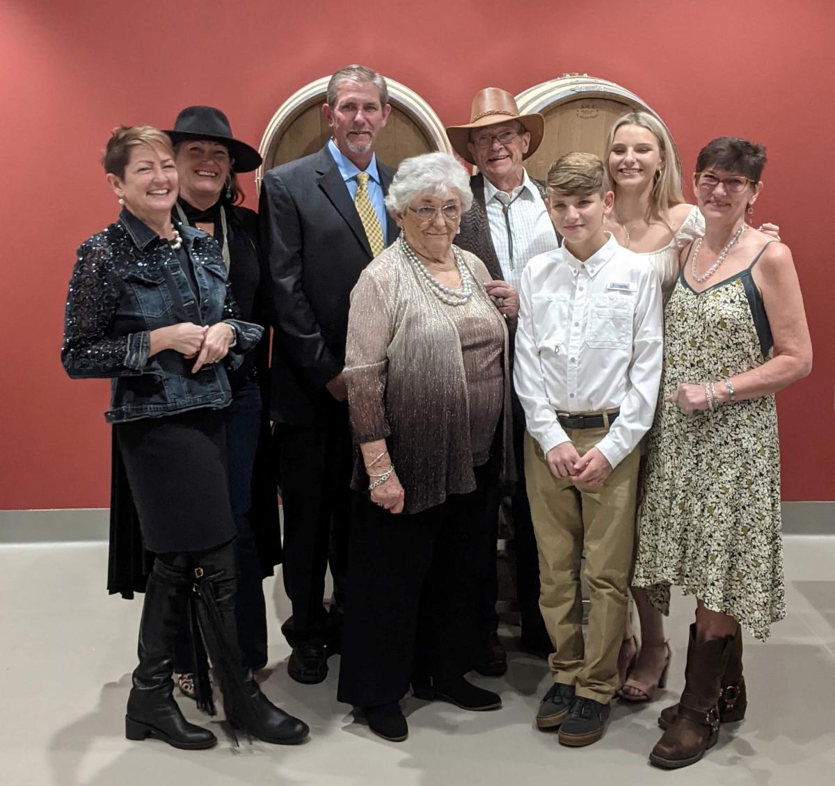 The Lenssen family at the gala (from left): Ann Dashow Lenssen, Emily Lenssen, Will Lenssen, Mary Lenssen, Bill Lenssen, Alex Lenssen, Mary Grace Lenssen and Sarah Lenssen. The Lenssen family at the gala (from left): Ann Dashow Lenssen, Emily Lenssen, Will Lenssen, Mary Lenssen, Bill Lenssen, Alex Lenssen, Mary Grace Lenssen and Sarah Lenssen.