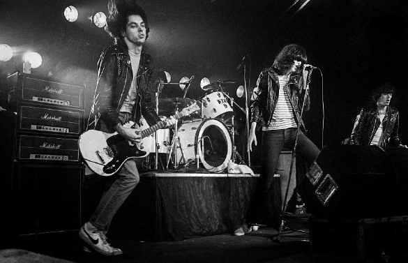 The Ramones performing in 1981