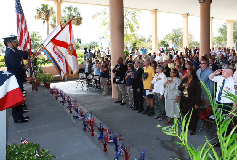 Dedication of the new Veterans Center