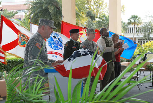 Dedication of the new Veterans Center