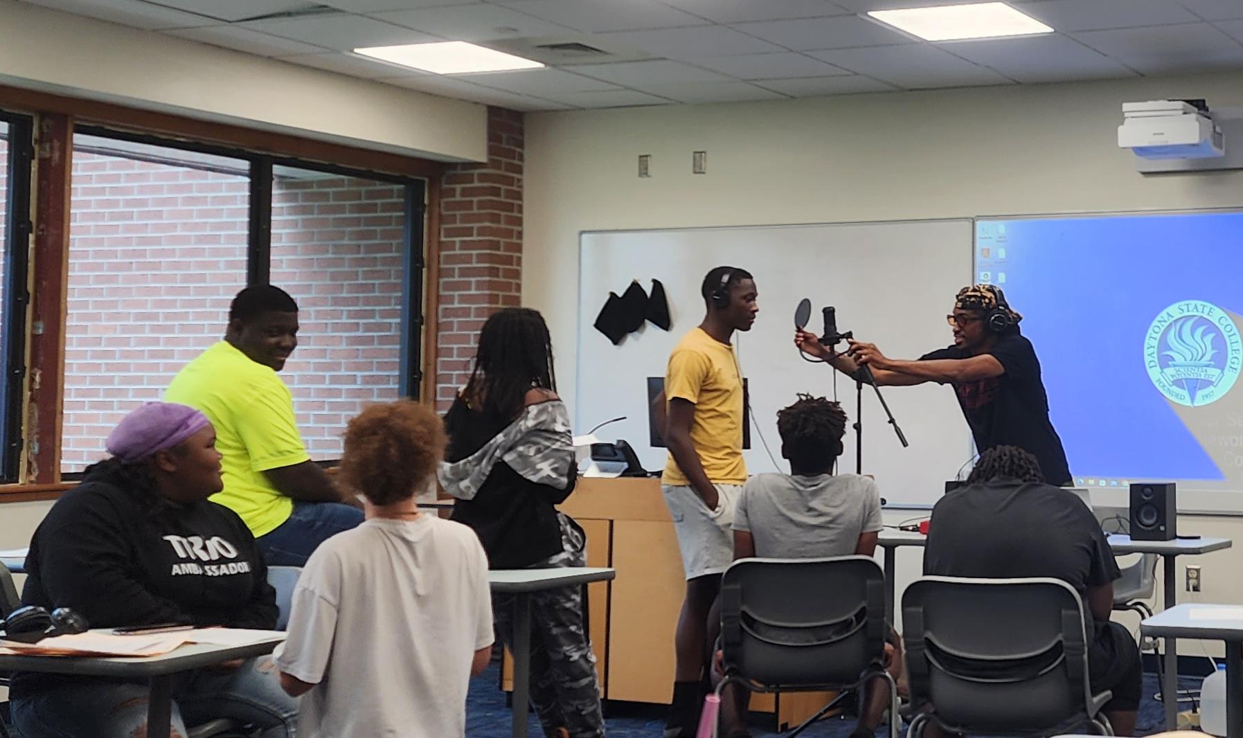 Trio upward bound students