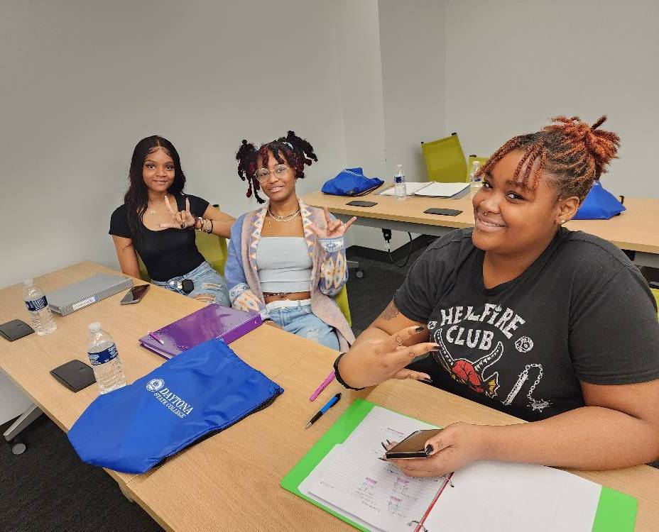 Trio upward bound students