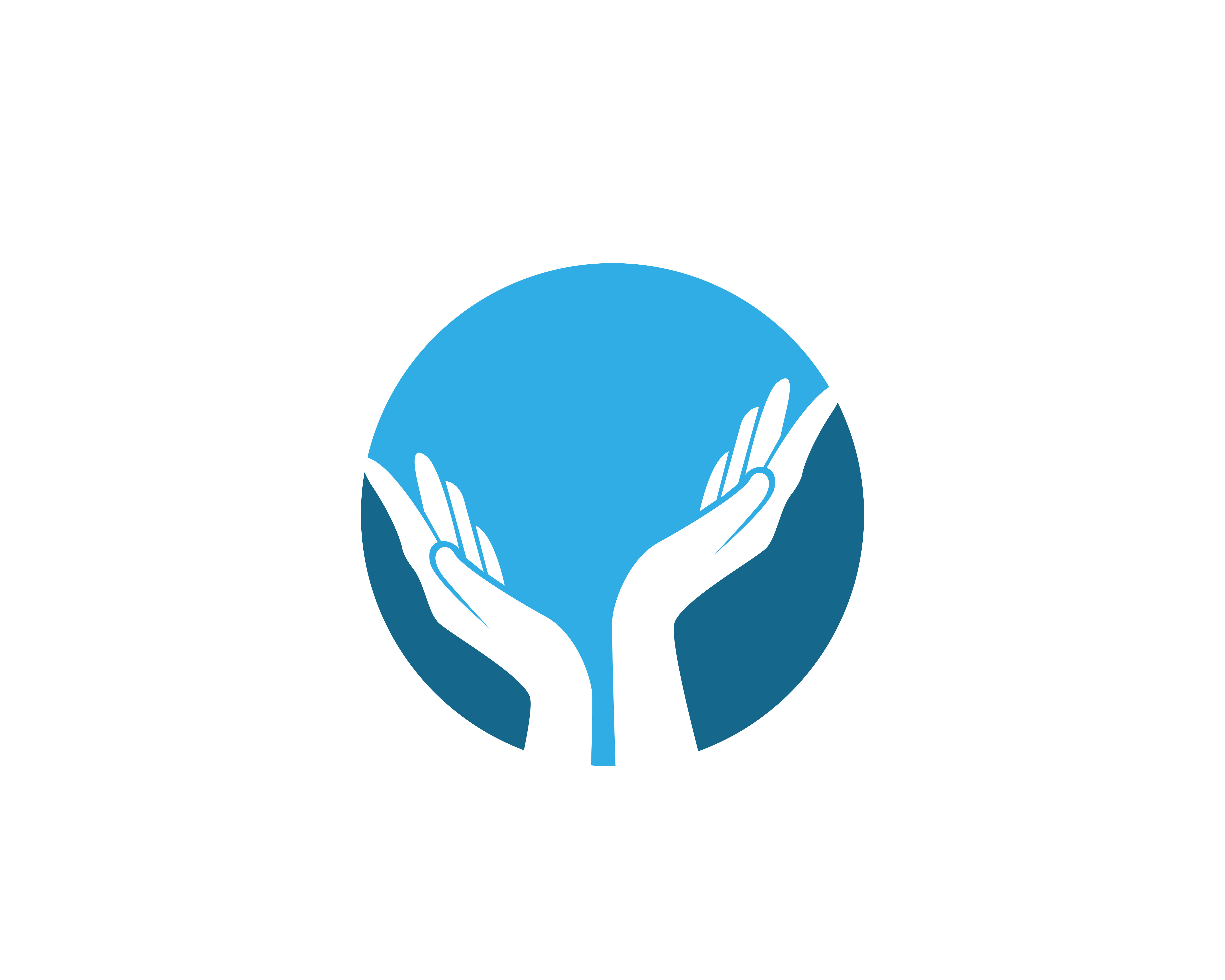 Caring hands.