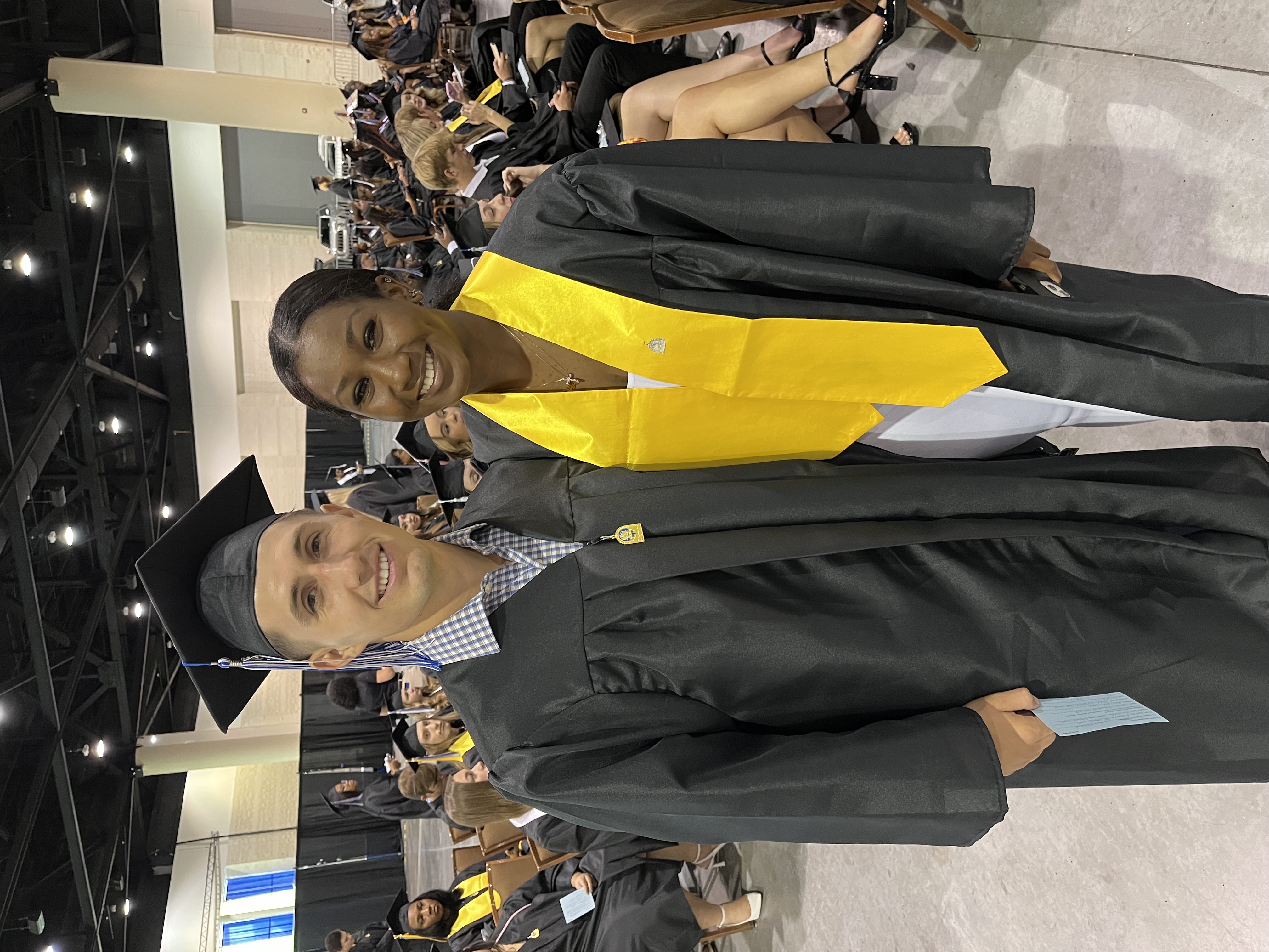 male and female grads