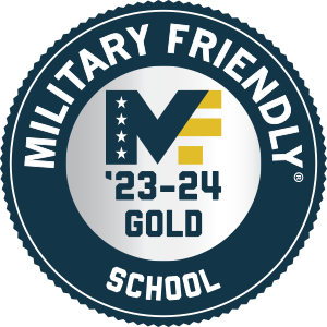 Military Friendly School Gold Emblem